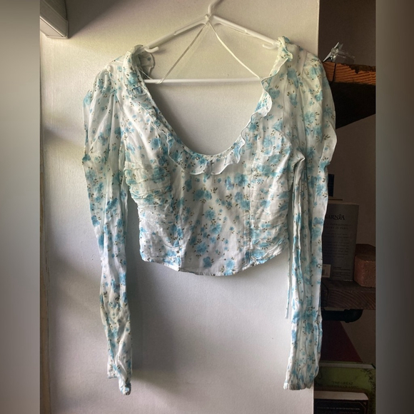 Free People Another Life Printed Top - Picture 3 of 6